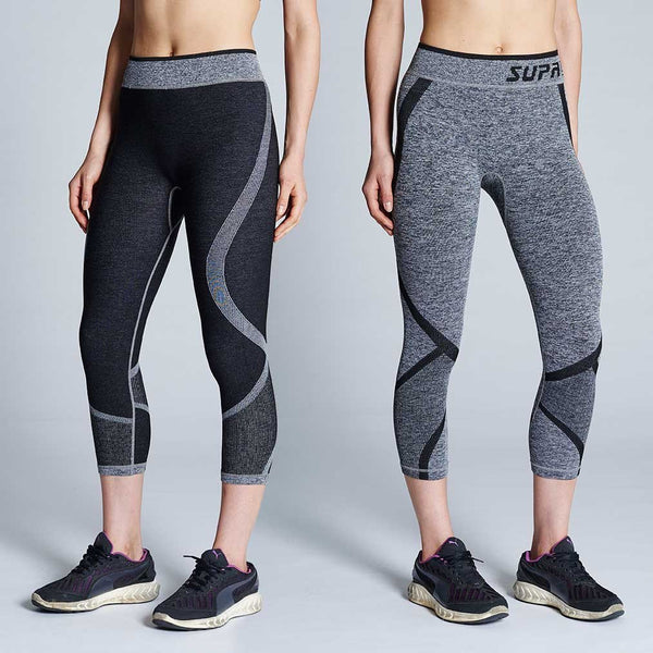 Women's Reversible Training Capri Leggings