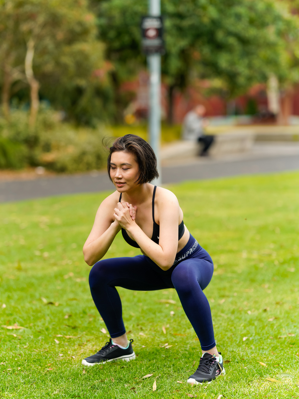 Patented Coretech® Kathy Body Mapped 7/8 Power RUNNING Leggings with Pocket -Black/Navy/Blue