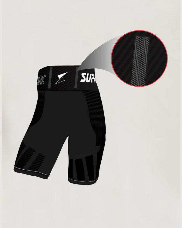 Short de compression CORETECH® Lionel breveté pour hommes pour les blessures à l'aine, aux ischio-jambiers, à l'OP, à la hanche et à l'instabilité pelvienne.