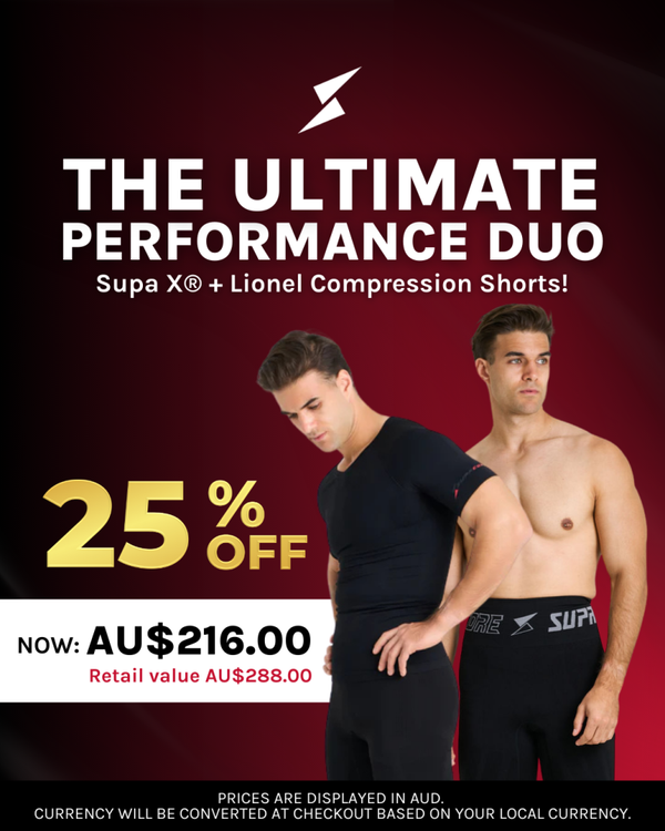 SPECIAL BUNDLE Coretech® Lionel Compression Shorts + Supa X® Short Sleeved Brady Performance Top