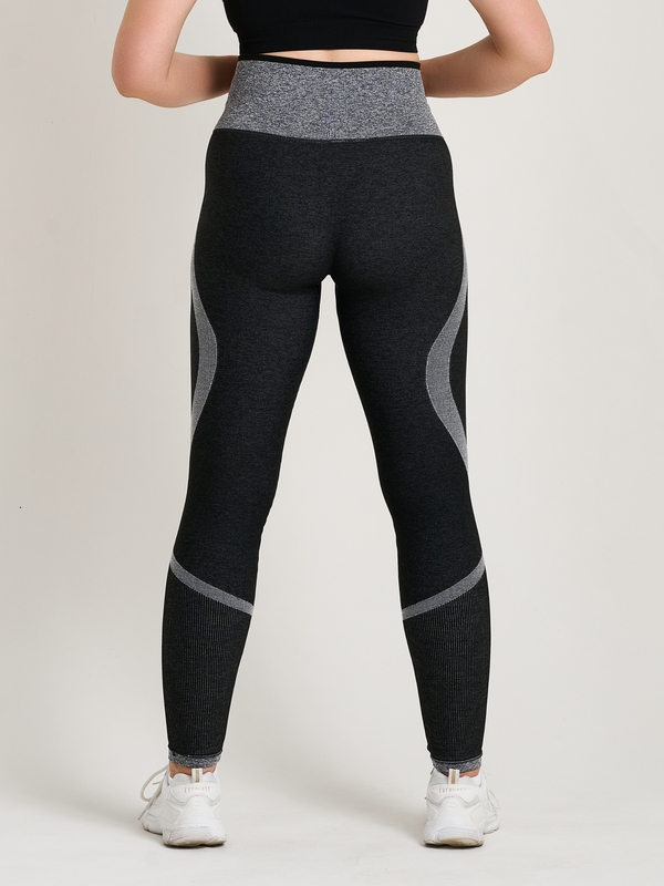 Legging capri d'entraînement réversible pour femme 