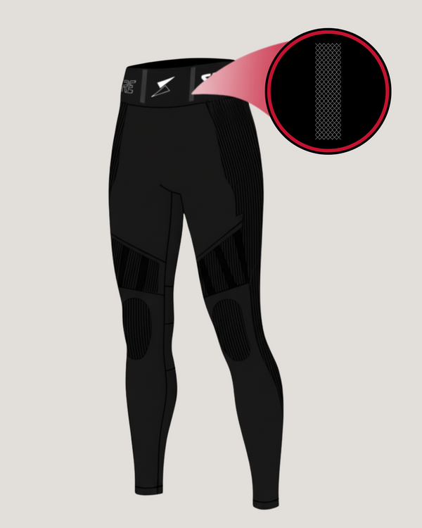 Legging de compression CORETECH® breveté pour hommes pour les ischio-jambiers tirés, les blessures à l'aine et l'ostéite pubienne