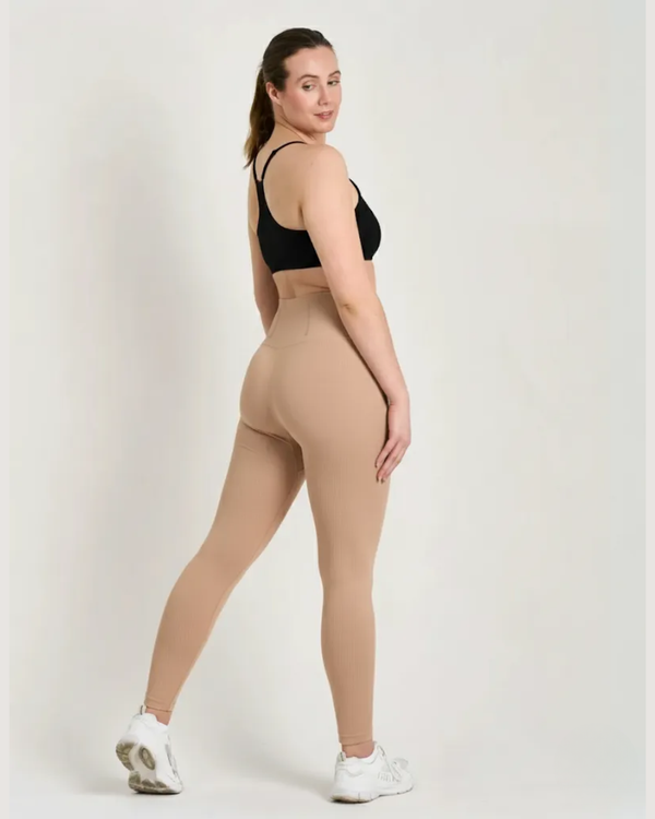 POTS Medical Grade Patented XTRA Blush compression leggings with reinforced waistband