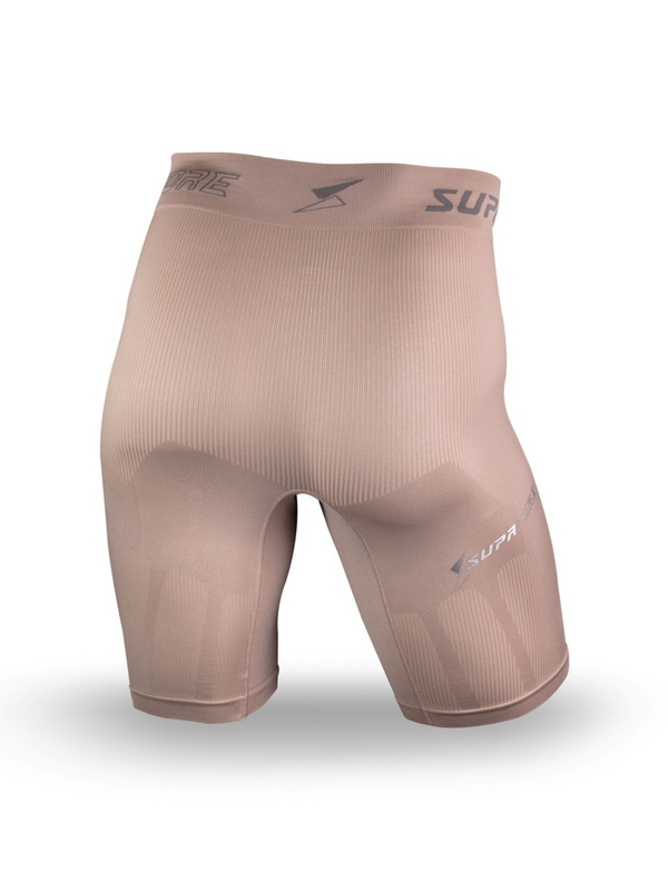 Patented Men's Shorts for Enhanced Performance and Groin, Hamstring Injuries and Pelvic Instability.