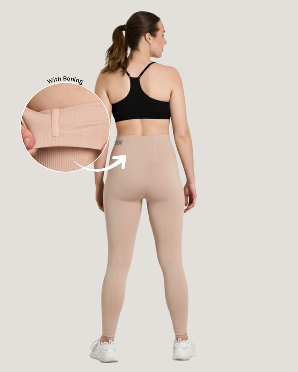 POTS Medical Grade Patented XTRA Blush compression leggings with reinforced waistband