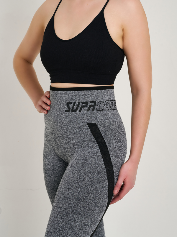 Legging capri d'entraînement réversible pour femme 