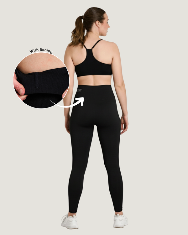 POTS XTRA Black Medical Grade Patented  leggings with Pocket and reinforced waistband