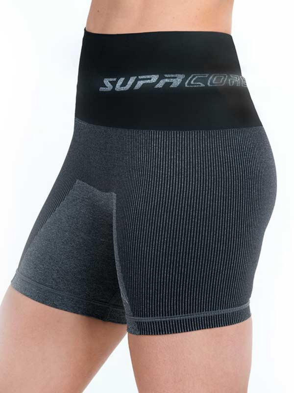 Patented women's CORETECH® Sports performance/ Recovery and Postpartum Compression Shorts