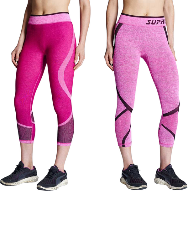Women's Reversible Training Capri Leggings