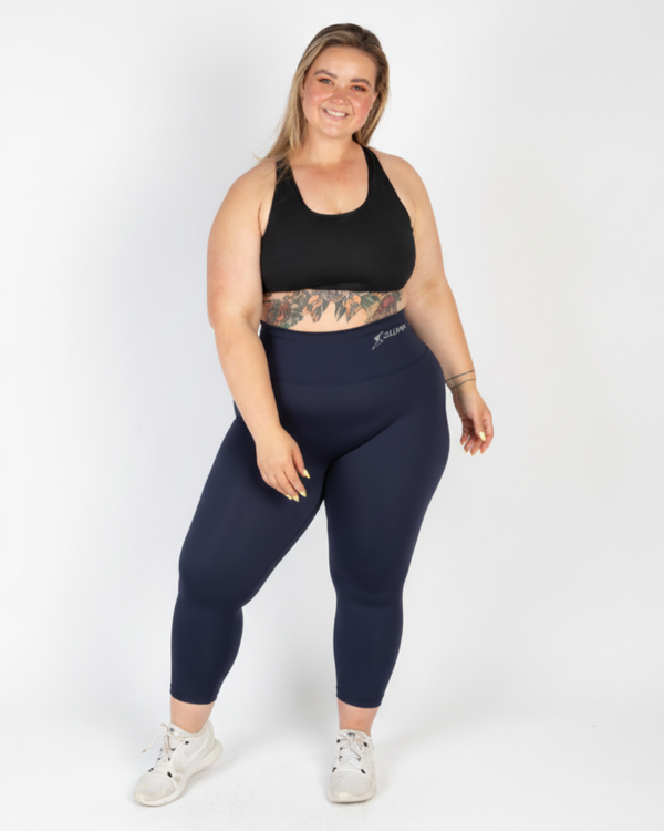 Patented POTs CORETECH® Midnight blue 7/8 Leggings with Pocket