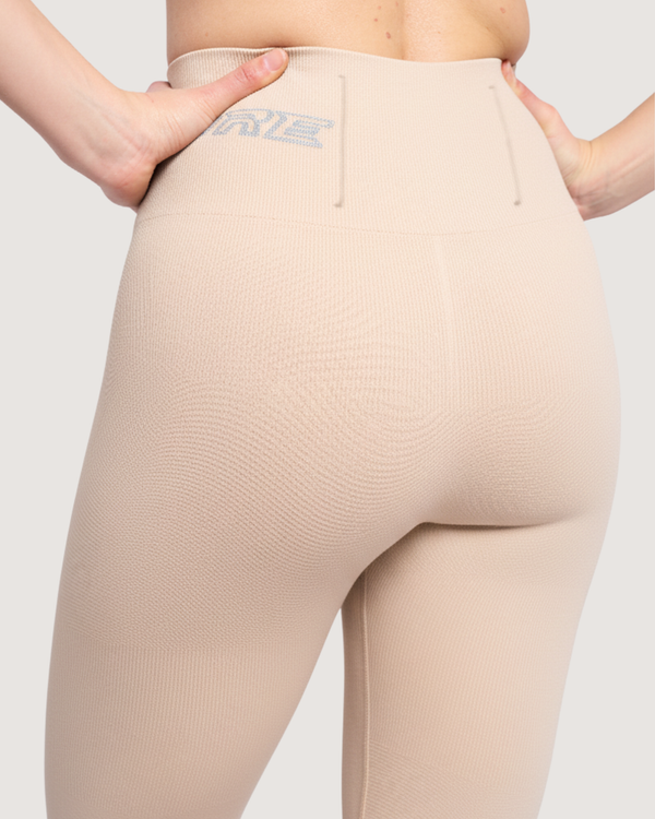 POTS Medical Grade Patented XTRA Blush compression leggings with reinforced waistband