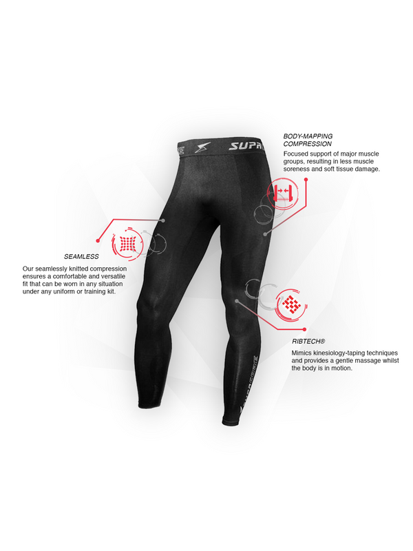 Nahtlose Body Mapped Power-Lauftights 