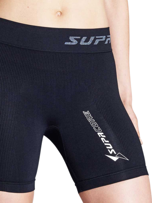 Women's body mapped Performance Training Compression Short black