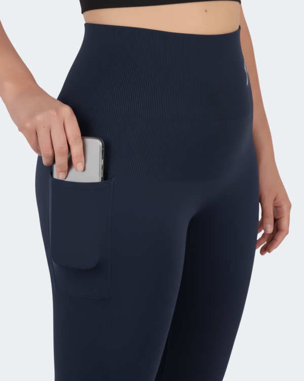 Patented POTs CORETECH® Midnight blue 7/8 Leggings with Pocket