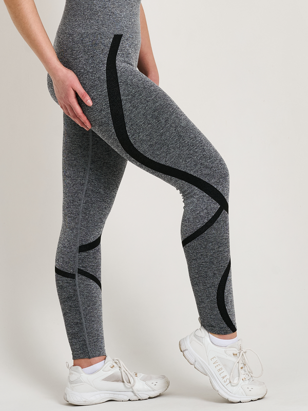 Wende-Trainings-Capri-Leggings für Damen 