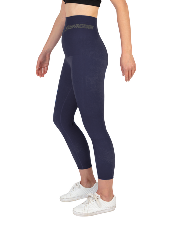 Extra Strong Compression Leggings with High Waisted Tummy Control and – TLC  Sport