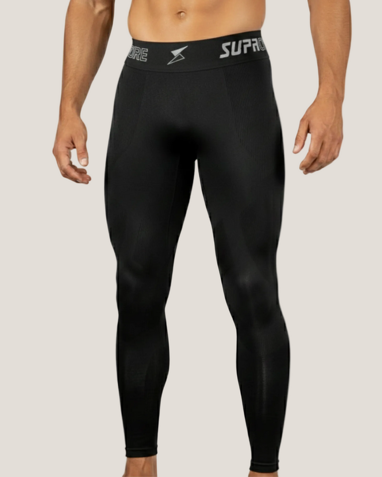 Supacore Carl Body Mapped Men's POTS Legging in Black, POTS compression (image 1 of 6)