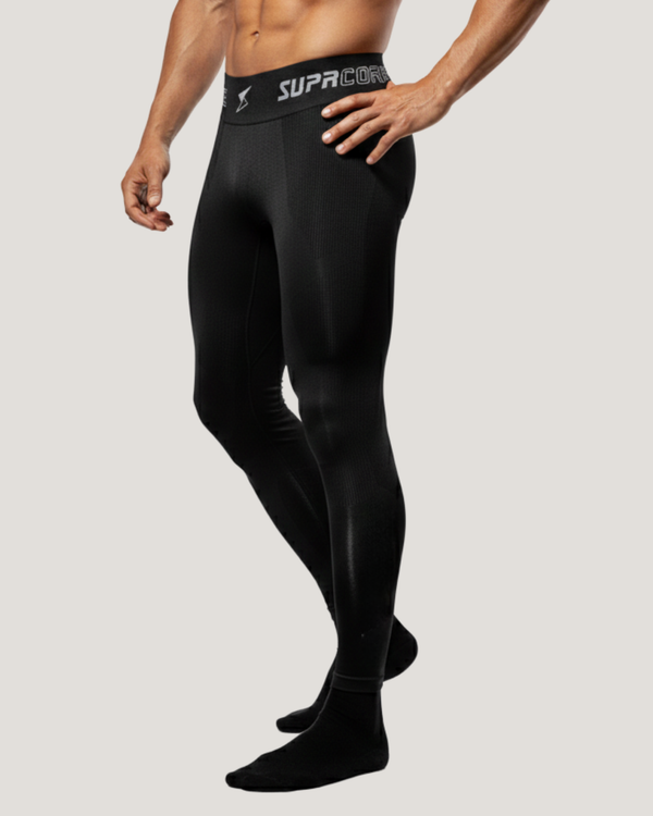 Legging de compression de récupération Mapped sans couture pour hommes