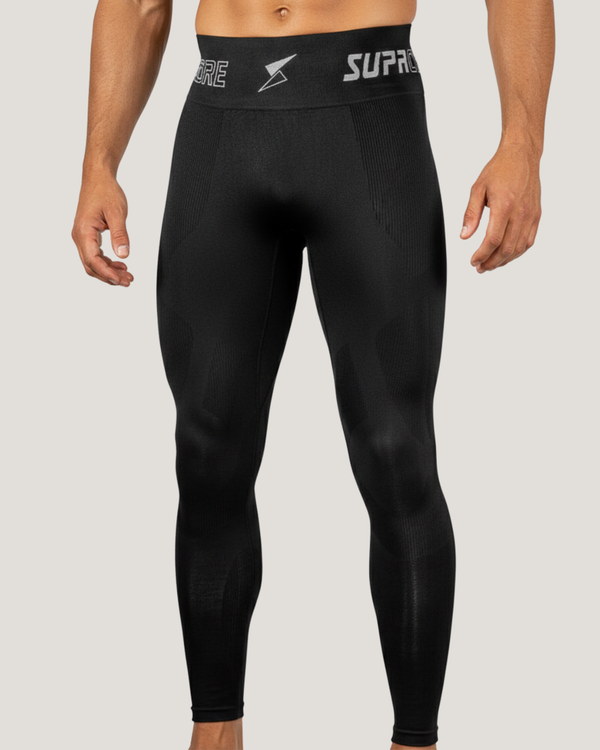 Legging de compression de récupération Mapped sans couture pour hommes