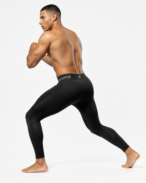 Legging de compression de récupération Mapped sans couture pour hommes
