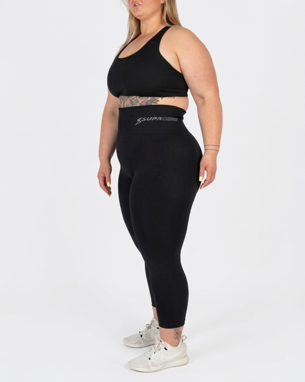 Patented POTs CORETECH® Black 7/8 Leggings with Pocket