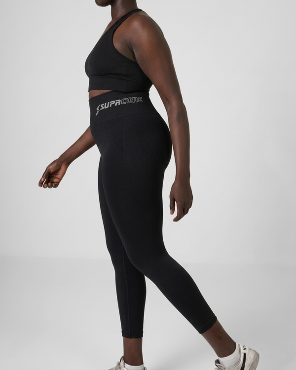 Patented POTs CORETECH® Black 7/8 Leggings with Pocket