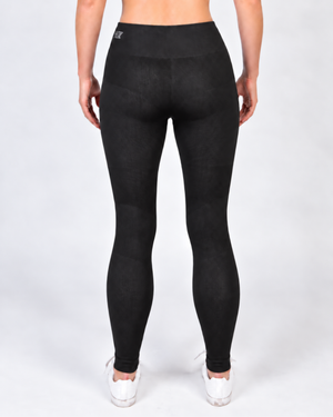 Grace POTS compression leggings in black, back view