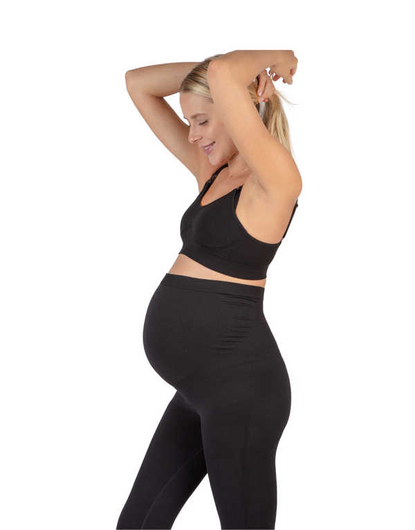 Mums & Bumps Blanqi Maternity Belly Support Crop Leggings Black Online in  Oman, Buy at Best Price from FirstCry.om - 3775cae26fef5