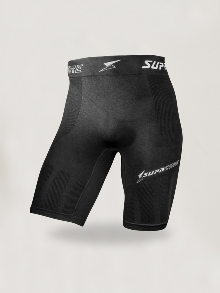 Supacore Seamless Body Mapped Power Running Shorts, body-mapped training compression (image 1 of 7)
