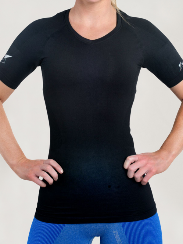 Women's Short Sleeve Body Mapped Compression Top