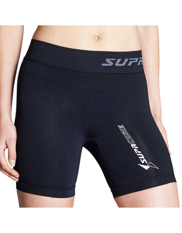 Women's body mapped Performance Training Compression Short black