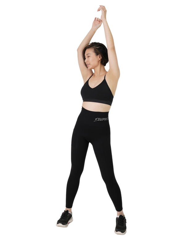 Patentierte Charlotte CORETECH® Sport-Regenerations-/Postpartum-7/8-Leggings mit Tasche