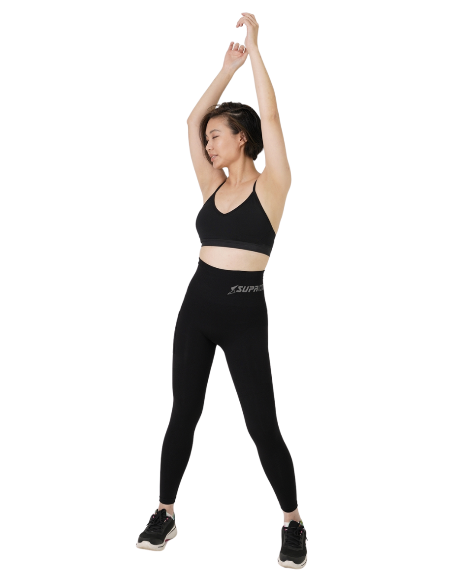 Patented Anne CORETECH sports recovery / Postpartum Compression Leggings  (with pocket)