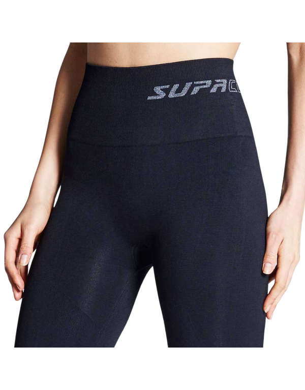 Compression Tights after C Section, High Waisted Black Compression