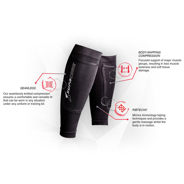 Shin Pad Calf Compression Socks