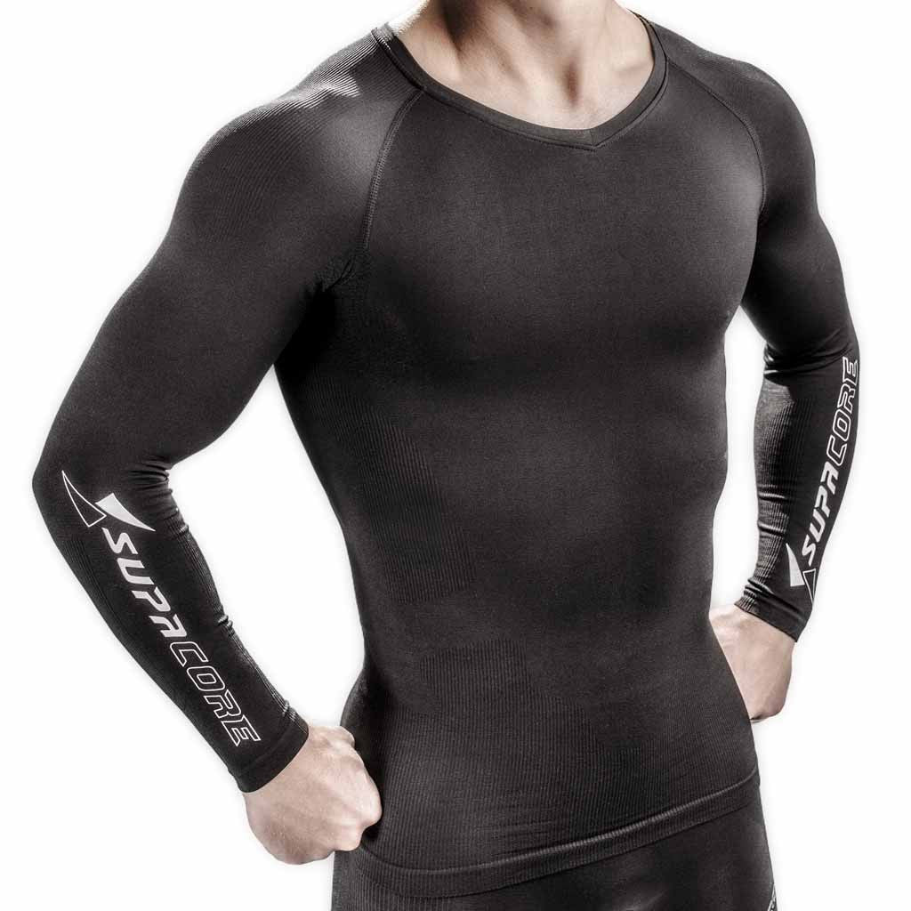 Supa X ® Long Sleeve Body Mapped Posture Thermal Compression Top Supacore