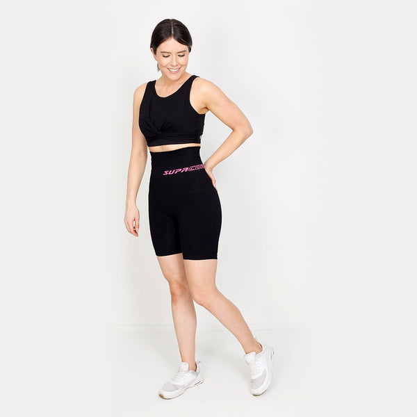 Short de compression CORETECH® post-partum taille très haute breveté Nina pour femmes 