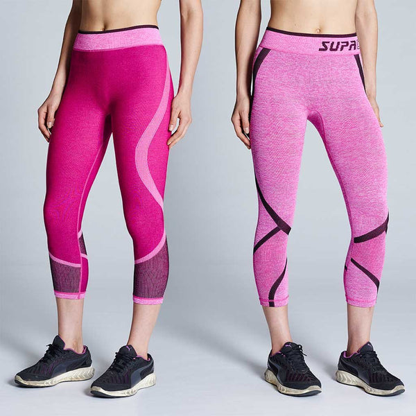Women's Reversible Training Capri Leggings