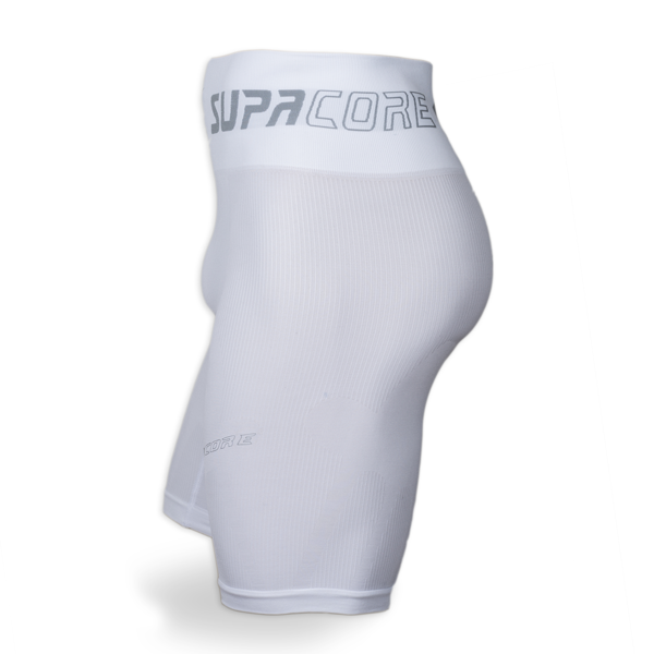 Patented Men's CORETECH® Lionel Compression Shorts for enhanced performance and the prevention and recovery of  groin, hamstring , OP, hip injuries.